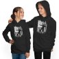 Preview: Hooded Sweatshirt Hoodie Kids - American Football with Flag i497